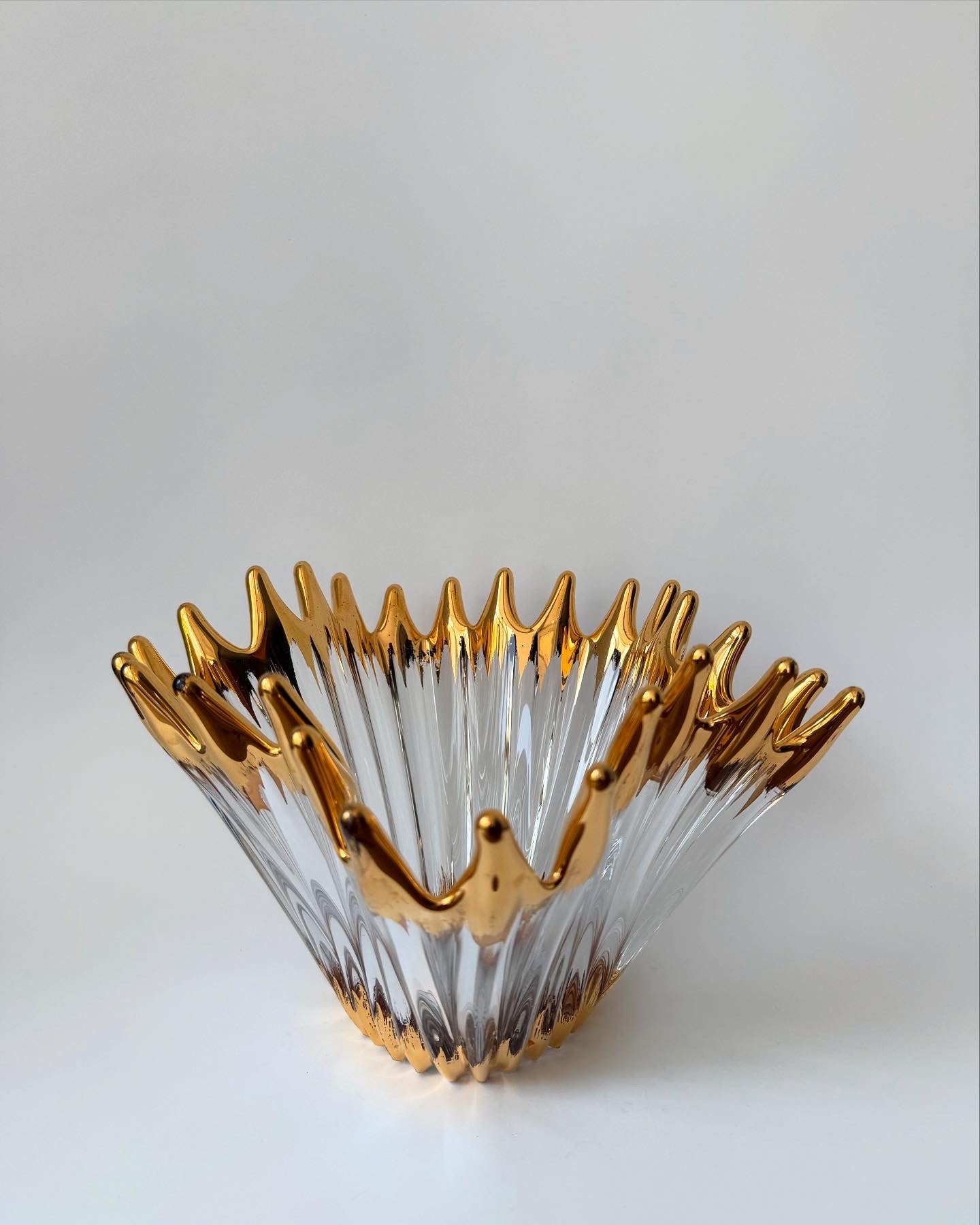 Vintage Crystal Glass Bowl