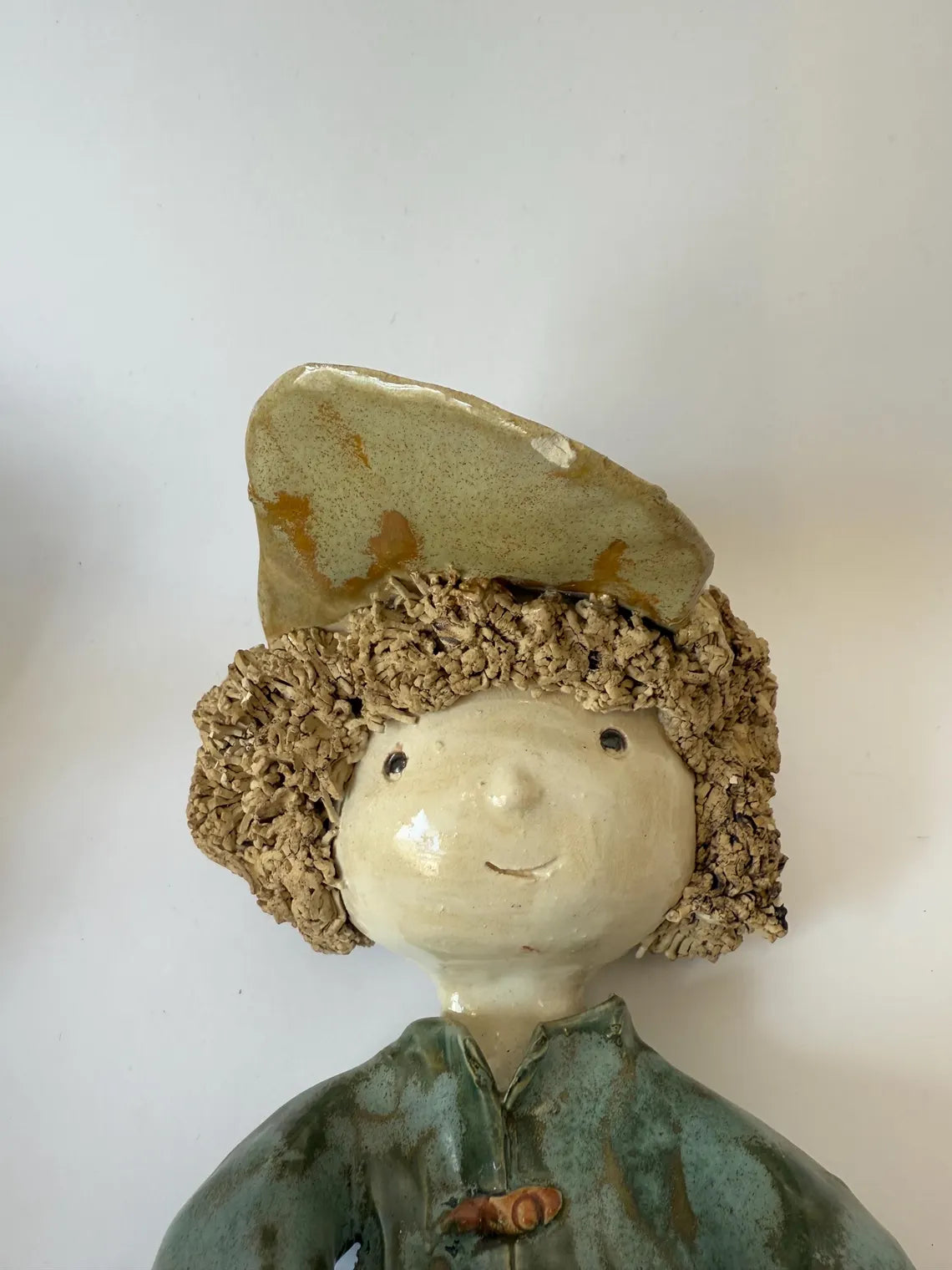 Handmade German Ceramic Pottery Figurine – Vintage Collectible Sculpture