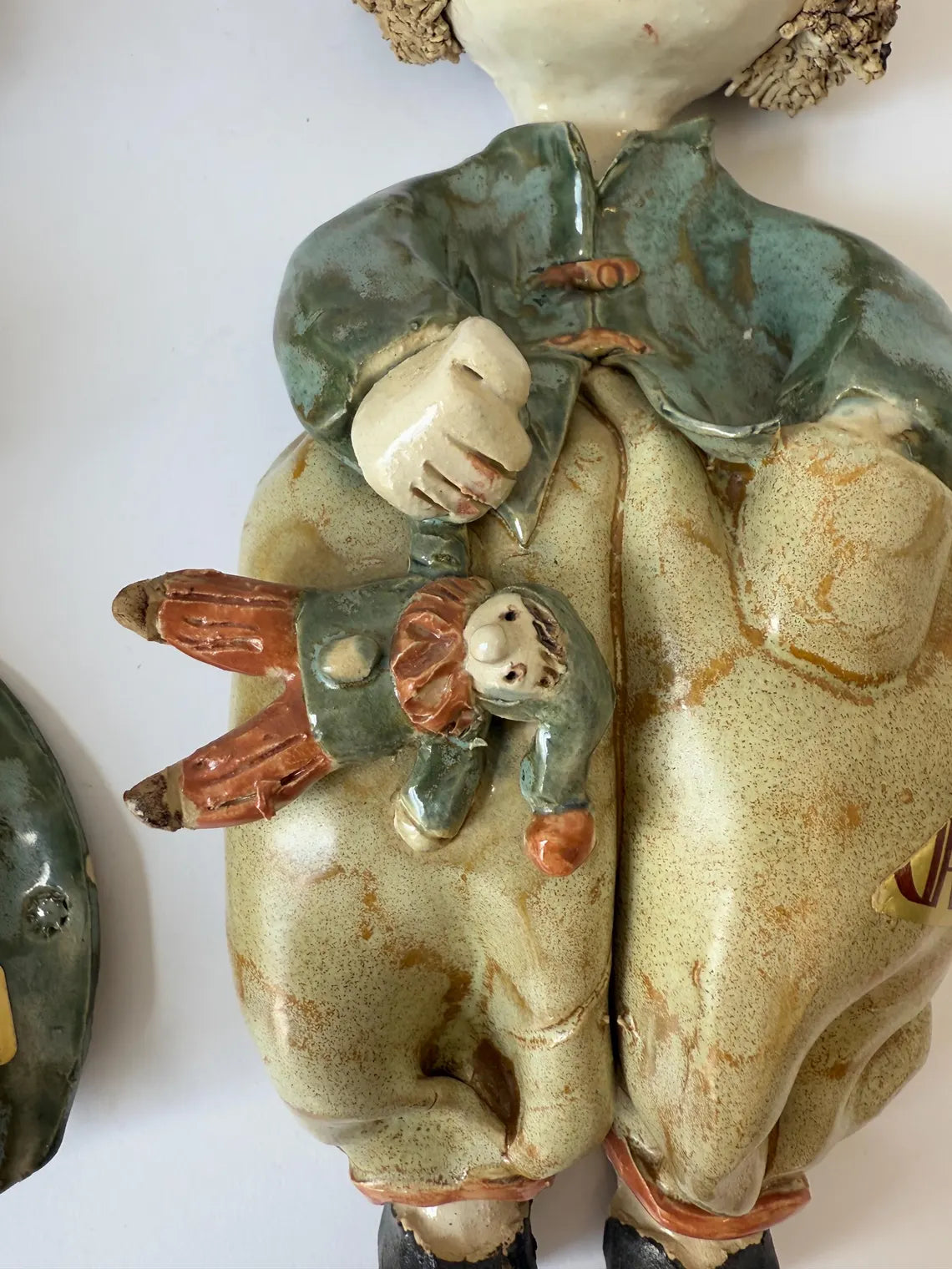 Handmade German Ceramic Pottery Figurine – Vintage Collectible Sculpture